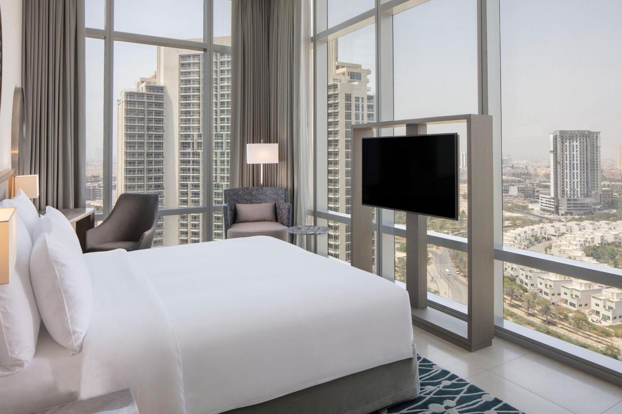 The First Collection Dubai Jumeirah Village Circle, A Tribute Portfolio Hotel Экстерьер фото A room at the hotel