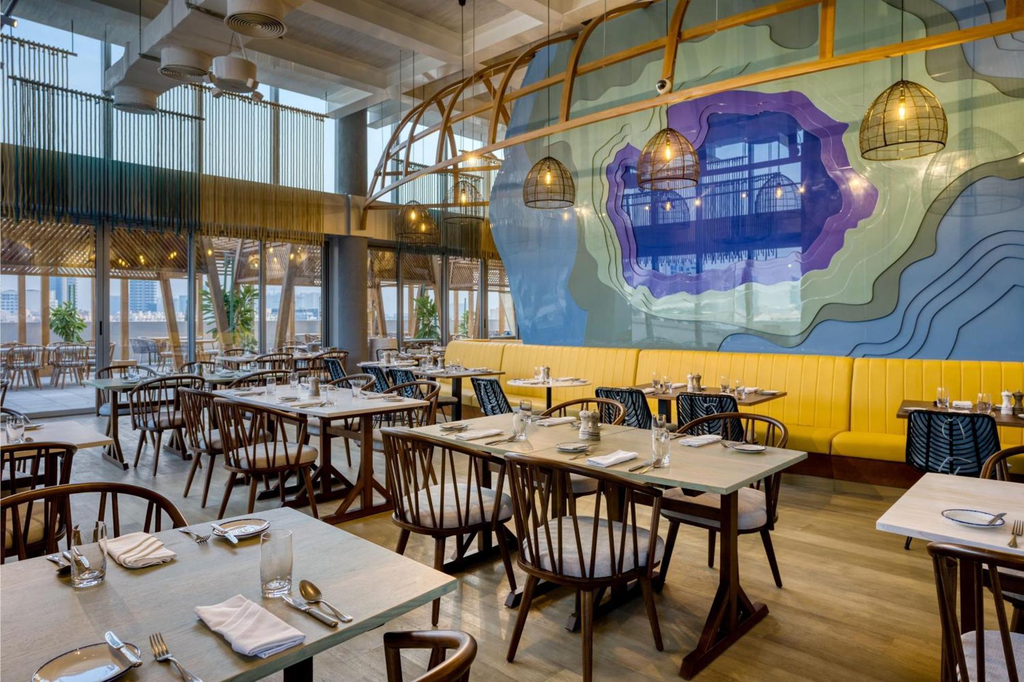 The First Collection Dubai Jumeirah Village Circle, A Tribute Portfolio Hotel Экстерьер фото Interior of the restaurant