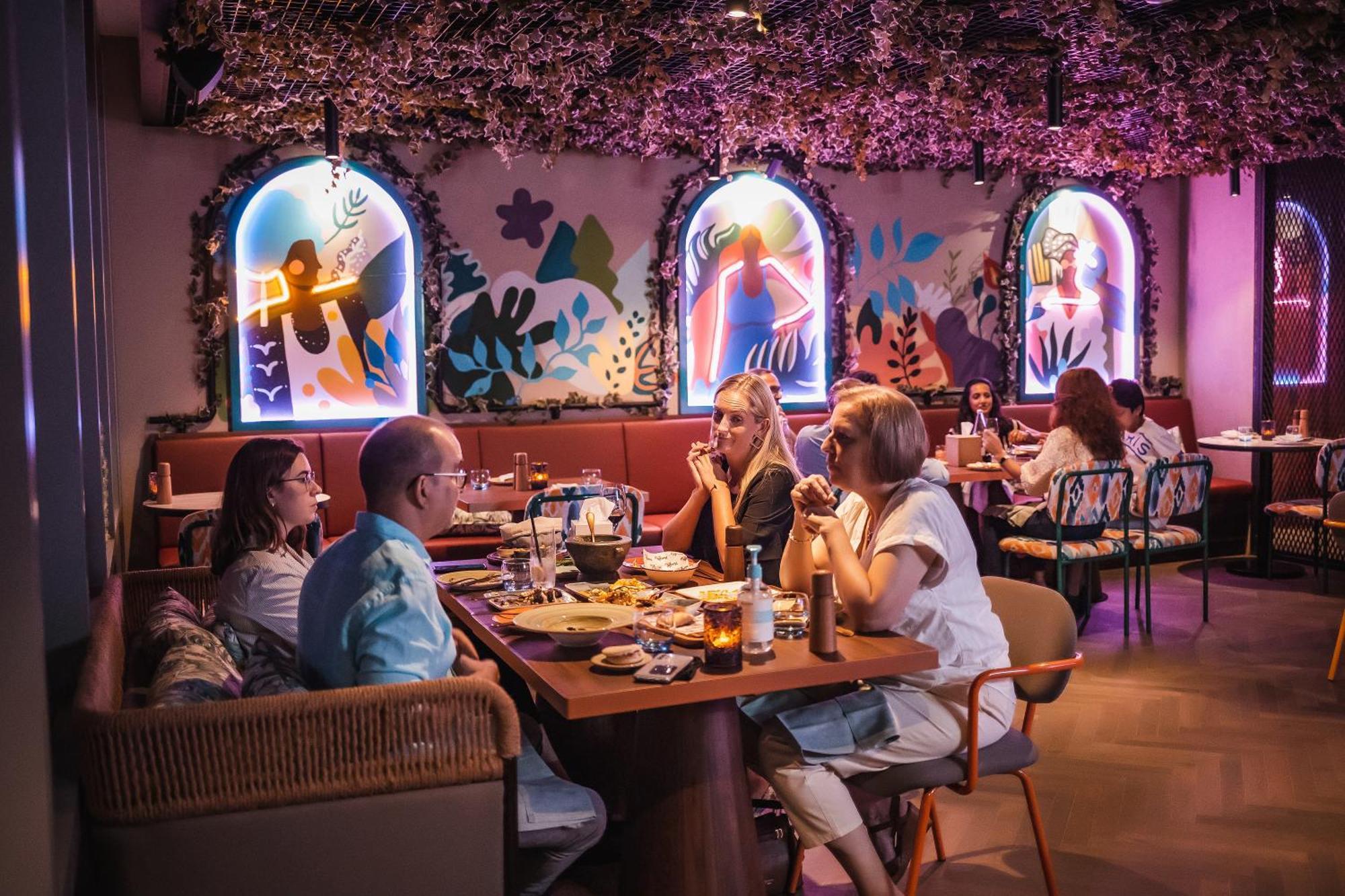 The First Collection Dubai Jumeirah Village Circle, A Tribute Portfolio Hotel Экстерьер фото "The restaurant is open for business"