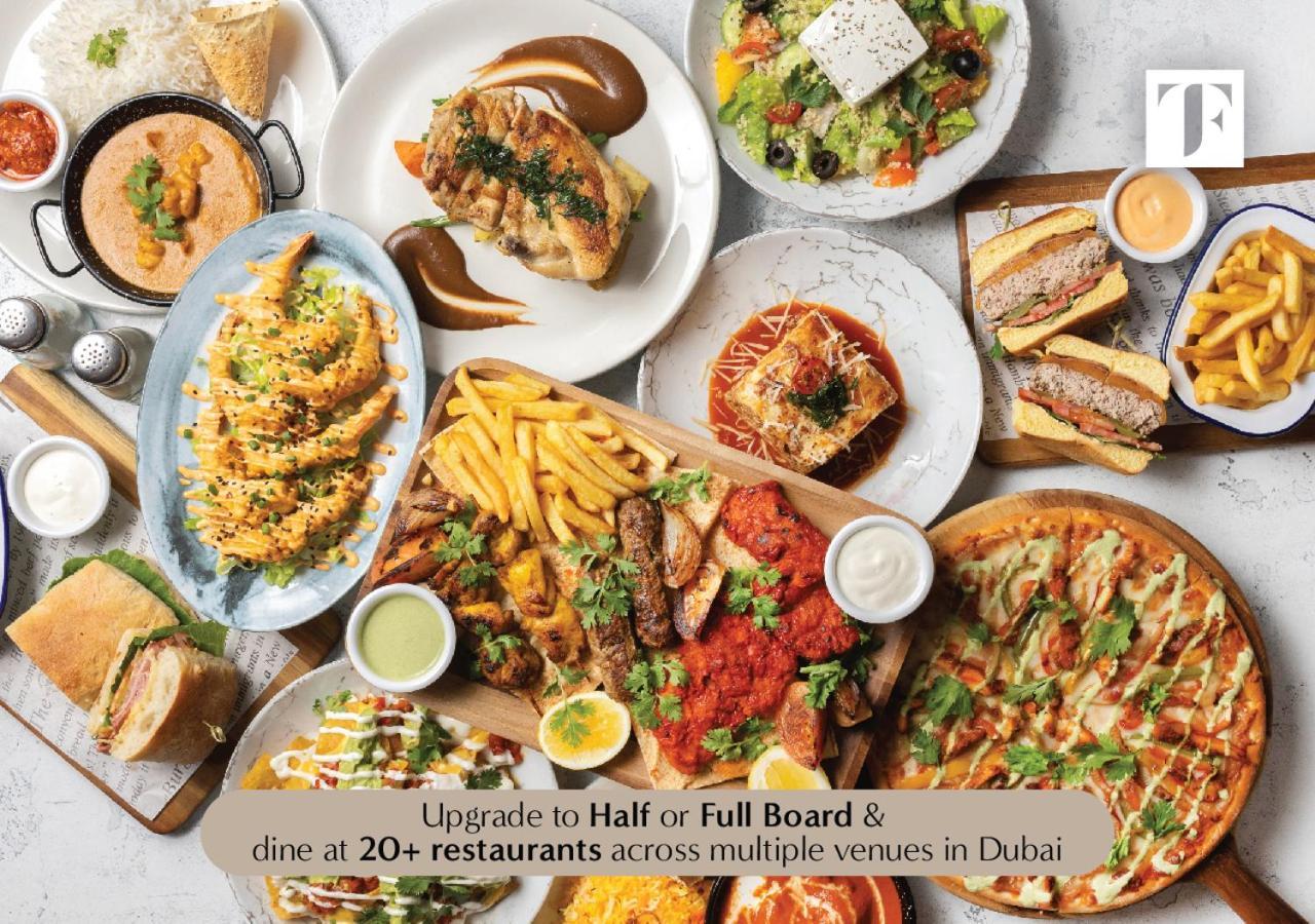 The First Collection Dubai Jumeirah Village Circle, A Tribute Portfolio Hotel Экстерьер фото Upgrade to Half or Full Board & dine at 20+ restaurants across multiple venues in Dubai